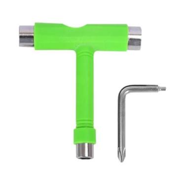 Imagem de Ferramentas Portáteis Em Forma De T Para Skate, Chave Allen Multifunci