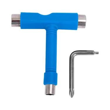 Imagem de Ferramentas Portáteis Em Forma De T Para Skate, Chave Allen Multifunci