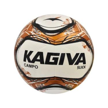 Imagem de Bola Kagiva Slick Campo Tech Fusion Impermeável, Ouro e Preto, 69cm