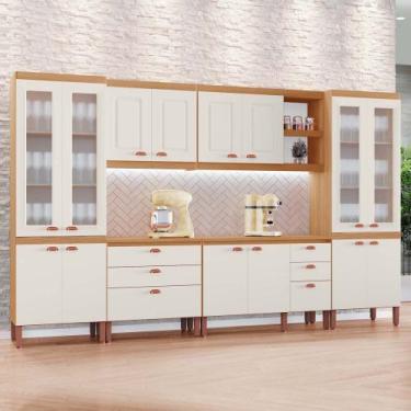 Imagem de Cozinha Viena Modulada Composta por 06 módulos 100 MDF com Paneleiros 