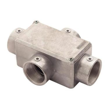 Imagem de Condulete De Aluminio X 1.1/2" Bsp Com Tampa Sem Pintura Sem Vedacao 5