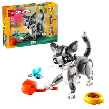 Imagem de LEGO Gato Brincalhão Creator 3 Em 1 Com 407 Peças