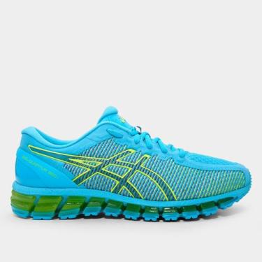 Imagem de Tênis Asics Gel Quantum 360 I CM, Azul, Amarelo, 42