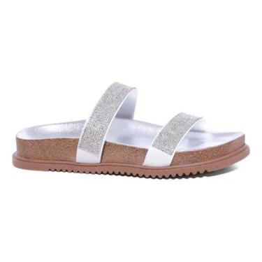 Imagem de Tamanco papete chinelo Brilho Beira Rio conforto 8523106, 37