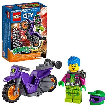 Imagem de 60296 LEGO® City Motocicleta de Wheeling; Kit de Construção (14 peças)