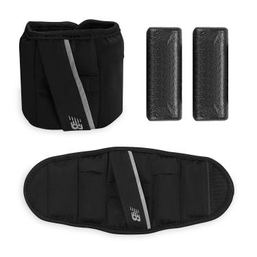 Imagem de New Balance Pesos de tornozelo para mulheres e homens – conjuntos de peso de treinamento de força ajustável para caminhada, corrida, pilates, ioga, aeróbica, exercícios cardiovasculares