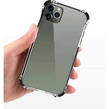 Imagem de HAODEE Capa de telefone transparente à prova de choque, para Apple iPhone 12 Mini (2020) Capa protetora fina com tudo incluso de 5,4 polegadas [Proteção de tela e câmera] (Cor: Claro)
