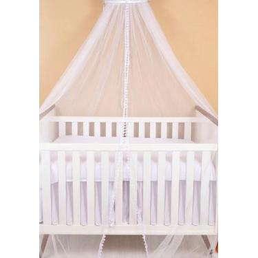 Imagem de Mosquiteiro de Tule para Dossel de Parede Berco Quarto Bebe - Amora Ca