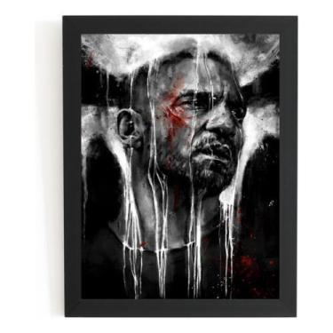 Imagem de Quadro Justiceiro The Punisher Artistico 42x29cm - Fanarte