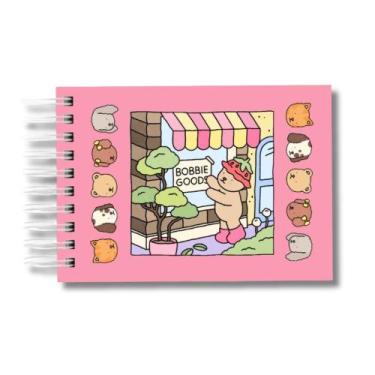 Imagem de Livro Colorir Bobbie Goods 50 Folhas Desenhos Pintar Ursinho, Rosa