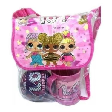 Imagem de Kit Lol Surprise Bolsa + Caneca + 01 Bola Surpresa Lindo - OEM