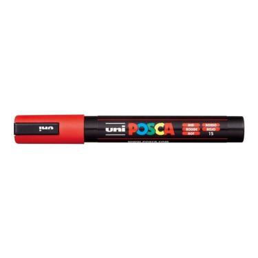 Imagem de Caneta Posca PC-5M Vermelha - Uniball