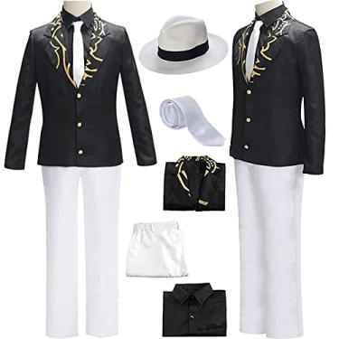 Imagem de Lmetsky Fantasia Kibutsuji Muzan Cosplay Kibutsuji uniforme de Halloween masculino