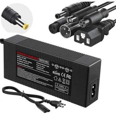 Imagem de Carregador rápido de bateria de 29,4V 2A, 7 plugues, fonte de alimentação universal para bateria de lítio 7S 24V 25,2V 25,6V 25,9V, carregador de substituição compatível com Gotrax Hover-1 Jetson