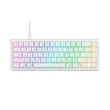 Imagem de Teclado Gamer Attack Shark Rapid Trigger 8000Hz 0.01ms Contour Line-Unissex