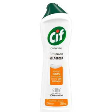 Imagem de Multiuso Cremoso Laranja 450ml Cif