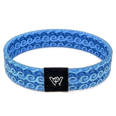 Imagem de Hang Loose Bands - Pulseira de praia de surfista costeiro para homens, mulheres e adolescentes - Verão confortável - Pulseira reversível Boho - Pulseiras de amizade, Medium: 7.5" length (for large
