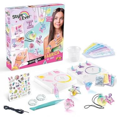 Imagem de Brinquedo Infantil Fábrica Crystal Gel Charms Unhas F00838