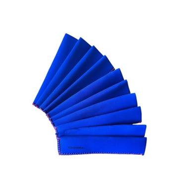 Imagem de Koverz Kooleez Mangas para picolé, capa isolada de neoprene para freezer, picolé, para crianças, lavável e reutilizável, pacote com 10