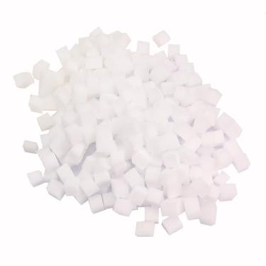 Imagem de 1 pacote com aproximadamente 1000 peças, mini cubos de esponja, caixa de presente, enchimento, esponjas de enchimento, pequenos blocos de esponja para bricolage, artesanato, lembrancinhas de festa