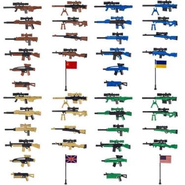 Imagem de Pacote de armas Toy Soldiers Figures Military MaozyHomie 44 unidades