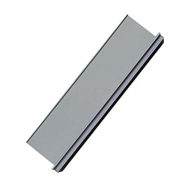 Imagem de Prateleiras de parede de metal, prateleiras flutuantes de alumínio com luz LED para decoração de quarto e sala de estar, montagem na parede para plantas, organização de armazenamento de livros (cor