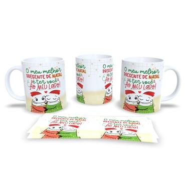 Imagem de Caneca Gente Que Ama Panetone, Cerâmica Branca, Design Natalino com Ilustração Divertida, Decoração para Festas (3)