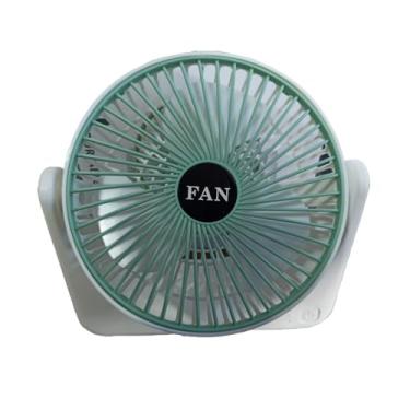 Imagem de Ventilador Portatil, Ventilador Dobrável Retrátil 180° Silencioso de Mesa Uso Exclusivo Na Tomada(Ventilador Portátil Verde)