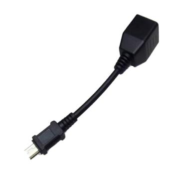 Imagem de GXMRHWY Cabo de rede mini USB macho para RJ45 fêmea para adaptador de dispositivo de placa de rede com fio externo, microcontrolador de interface mini ou roteador cabo de rede externa de 20 cm