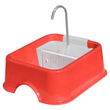 Imagem de Furacão Pet Fonte Quadrada Bivolt - Vermelha