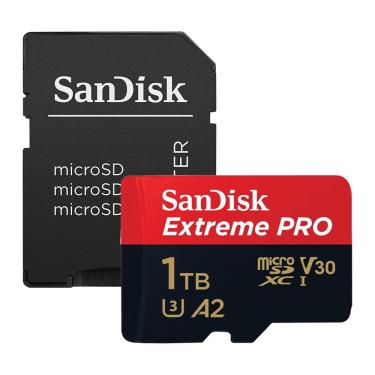 Imagem de Cartão Micro Sd Sandisk 1Tb MicroSd Extreme Pro 200Mbs e Adp