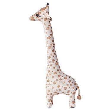 Imagem de Brinquedo de Pelúcia de Boneca de Girafa, Animal de Pelúcia, Brinquedo de Pelúcia de Girafa Macia e Fofa, Travesseiro Macio e Fofo, Almofada de Pelúcia, Presente, Decorações de