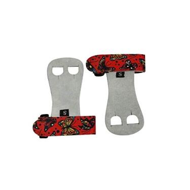 Imagem de Push Athletic Gymnastics Youth Hand Grips (Buterfly vermelha, média)