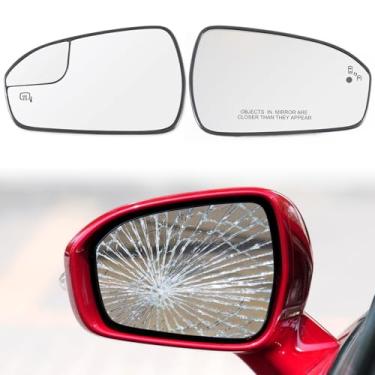 Imagem de Lente do espelho retrovisor de porta refletor de vidro retrovisor aquecido vidro convexo para Ford Fusion 2013-2020 DS7Z17K707F acessórios para espelho retrovisor (lado esquerdo do motorista)