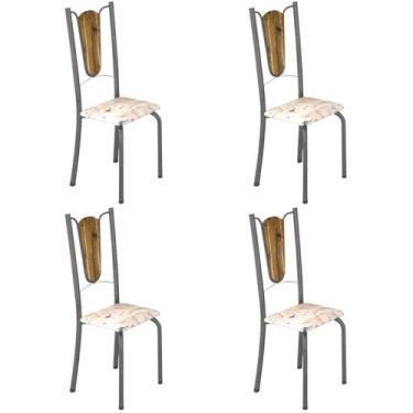 Imagem de Kit 4 Cadeiras Tubulares Júlia - Soma Móveis