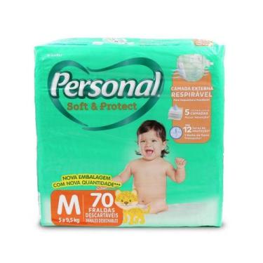 Imagem de Fralda Personal Baby Soft & Protect M 70 Unidades