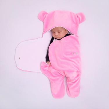 Imagem de Saco de Dormir Casulo Super Fofinho para Bebê Infantil Menino Menina -