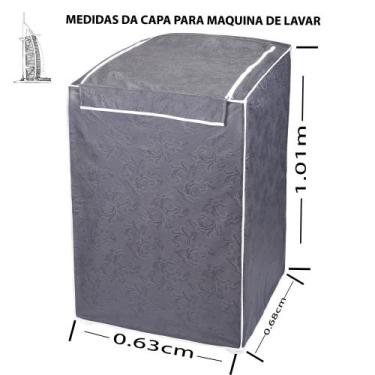 Imagem de Capa Para Máquina De Lavar  - 10Kg 11Kg 11,5Kg e 12Kg BRASTEMP - Harum