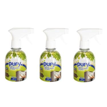 Imagem de 03 Air Pury Limpeza E Higienização Geladeira E Freezer 250ml - Air Shi