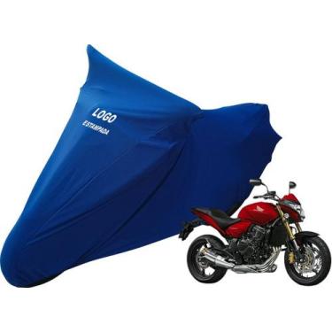Imagem de Capa De Moto Honda CB 600 Hornet Com Elasticidade - Mz, Azul