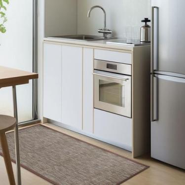 Imagem de 2 Tapete Passadeira Cozinha Antiderrapante Mod M2 45x120 - IDEALIZA