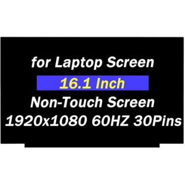 Imagem de PEHDPVS Substituição para HP Victus 16-D 16-D0013DX 16-d0023dx 4U097UA M54732-001 NV161FHM-N41 V3.0 1920x1080 30 Pins 40.9 cm LED Screen LCD Laptop Display Painel digitalizador (apenas para tela sem