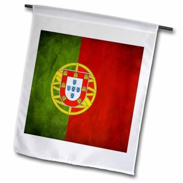 Imagem de 3dRose fl_28281_1 Bandeira de jardim de Portugal, 30 x 45 cm