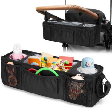 Imagem de Bandeja de Lanches para Carrinho Wonderfold W4 e Keenz 7S+ - Preta