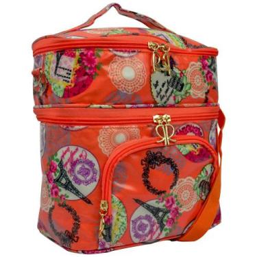 Imagem de Bolsa Feminina Necessaire Térmica Paris Laranja CBRN16785 - Commerce B