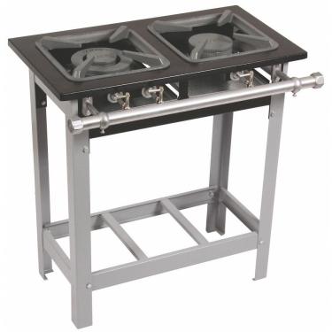 Imagem de Fogão 2 Bocas Alta Pressão 40x40 PF.65 Metalmaq 2BAP M6