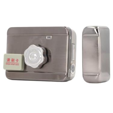 Imagem de Fechadura Eletrônica De Porta Sem Chave, Sistemas De Controle De Acesso De Fechadura Sem Chave Com 2 Controles Remotos E 10 Chaveiros De Identificação Trava De Porta Oculta