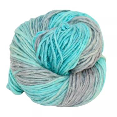 Imagem de Fio de mistura de lã de seda - fio de seda merino, peso esportivo/DK | 200 jardas tingidas à mão | 100 g x 1 contagem | 100 gramas | Yukon | Luxuosamente macio e forte para projetos de tricô e crochê