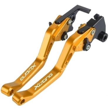 Imagem de Alavancas de freio e embreagem ajustáveis ​​para motocicletas, peça de reposição, alavanca de manopla, acessórios para alavanca de freio e embreagem, para KY-MCO XCITING 250 300 400 500 todos os anos