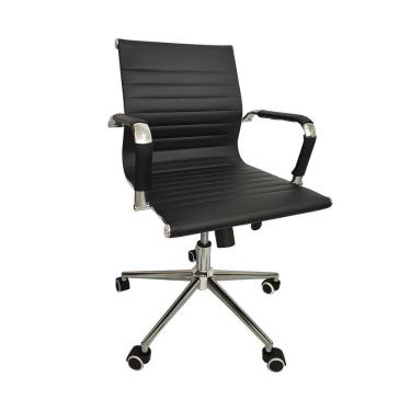 Imagem de Cadeira De Escritório Office Esteirinha Baixa Rivatti Preto